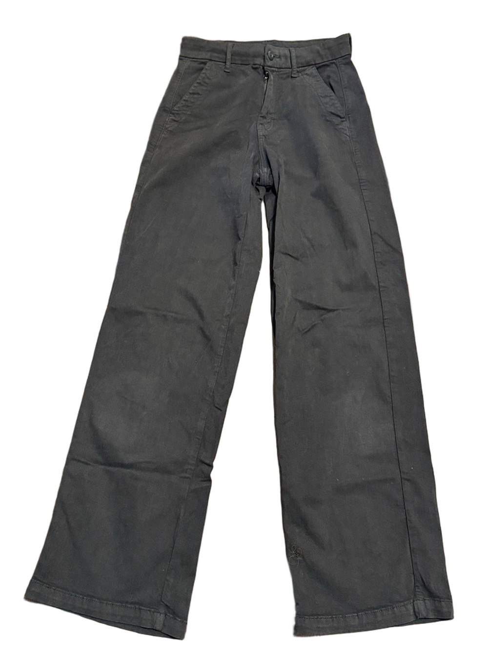 American Eagle Outfitters Black Straight-Leg Women's Pants Size 2